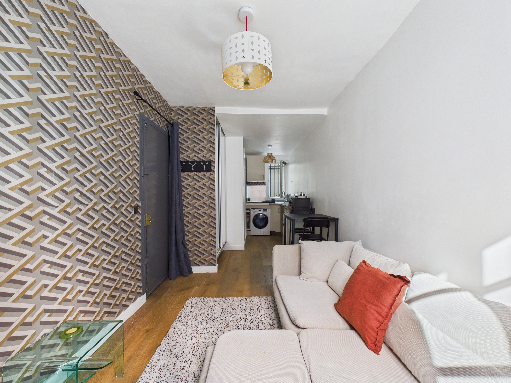 Studio Bénard, Paris 14e — Pièce de vie