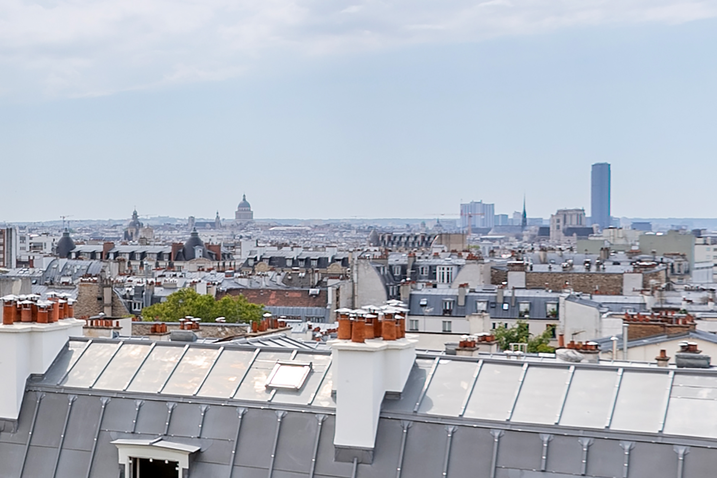 Vue depuis le 7e étage vers le Panthéon